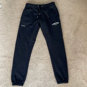 Black BoohooMAN Joggers